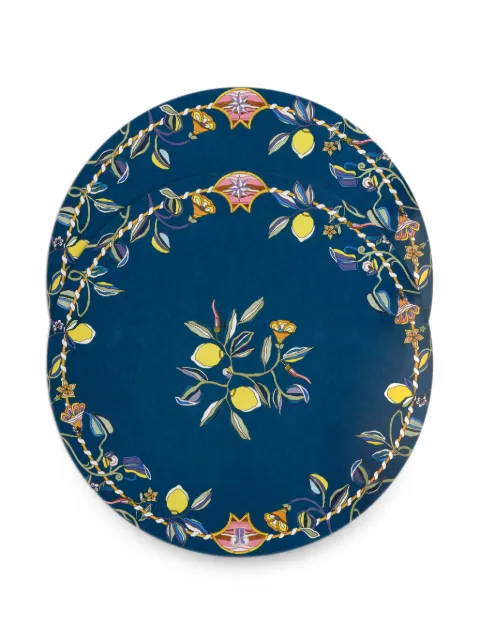 La DoubleJ Borboni floral-print placemats (set of two)