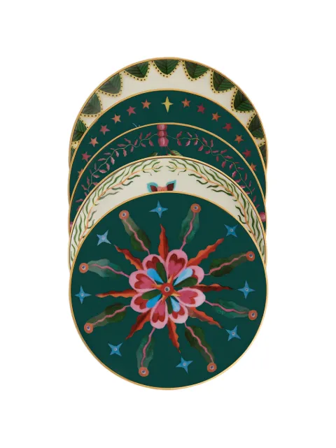 La DoubleJ Flora and Fauna Mix plates (set of five)