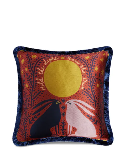 La DoubleJ x Tabby Booth silky jacquard cushion