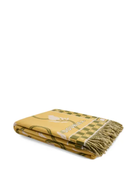La DoubleJ Melograno floral-print blanket