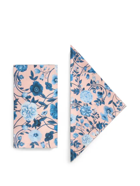 La DoubleJ Botticelli floral-print napkins (set of two)