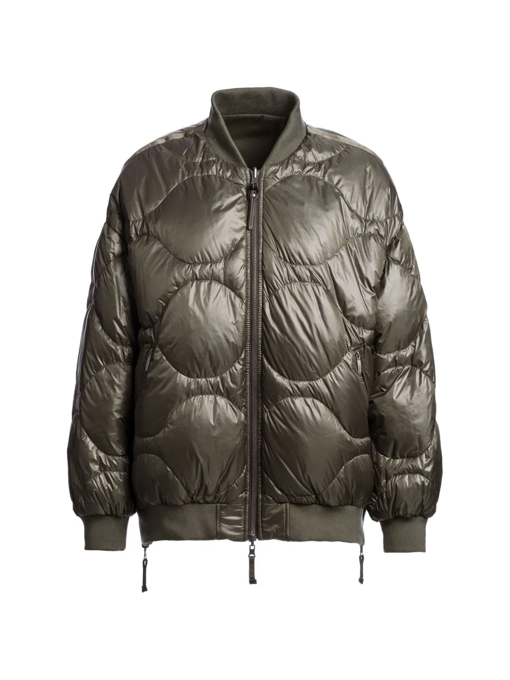 Parajumpers Bomb reversible quilted bomber jacket Groen