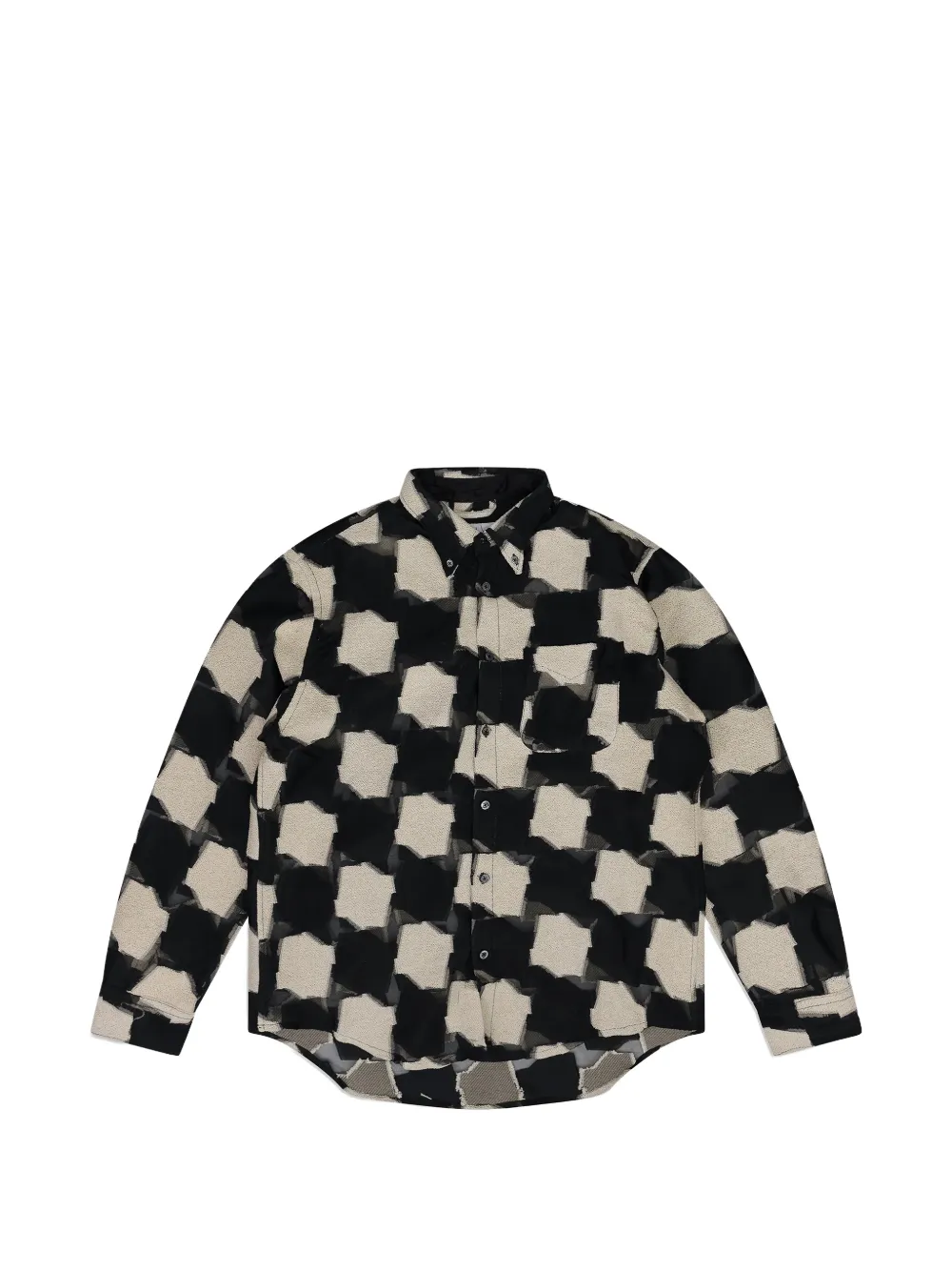 4SDESIGNS ABD checked shirt
