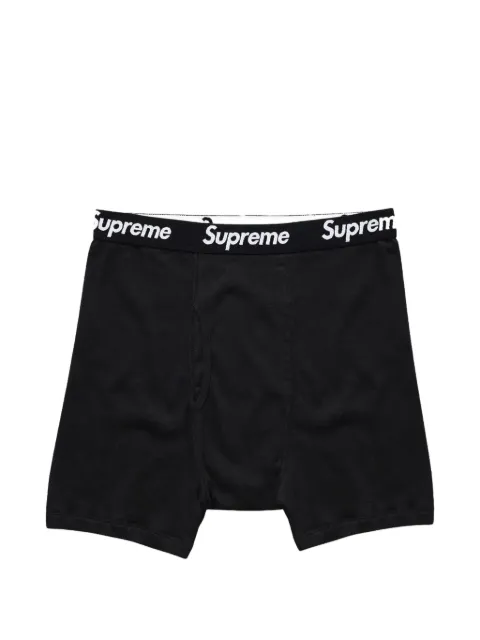 Supreme Hanes logo-waistband boxer