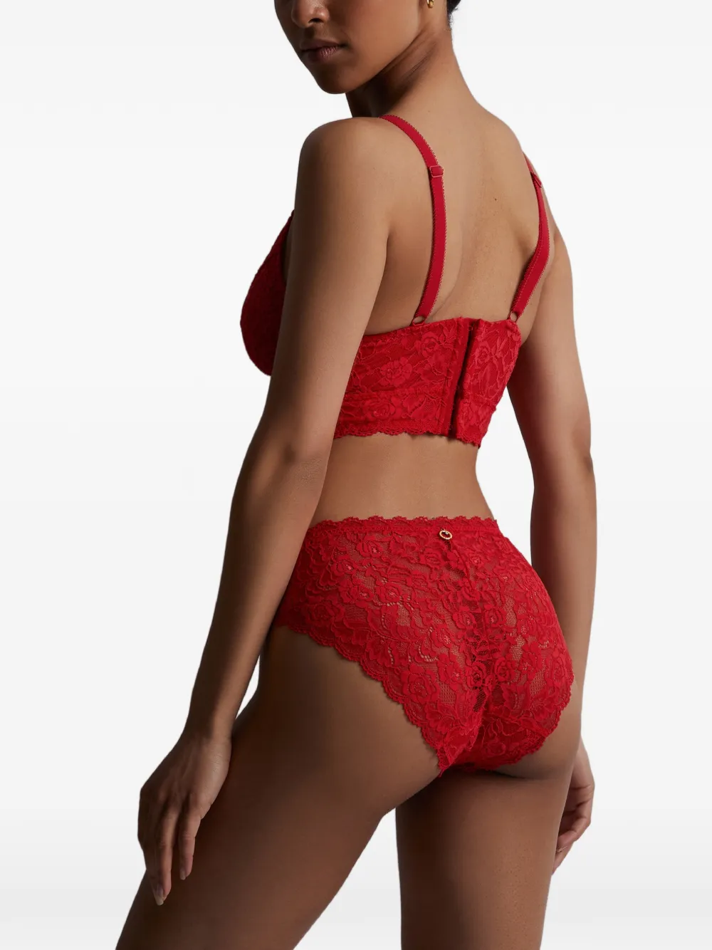 Aubade Rosessence slip met kant Rood