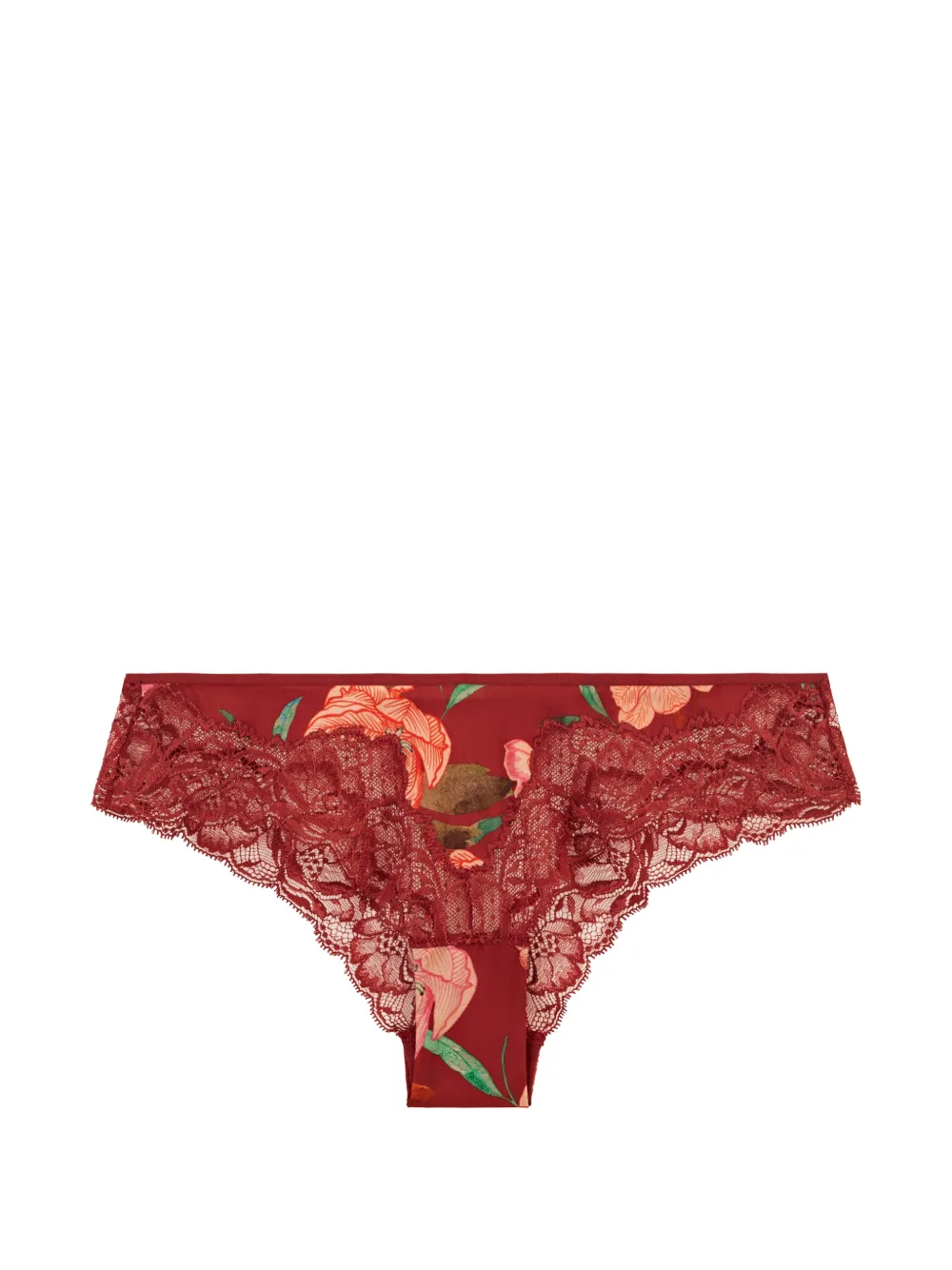 Aubade Slip Sweetfolk con stampa floreale - Rosso