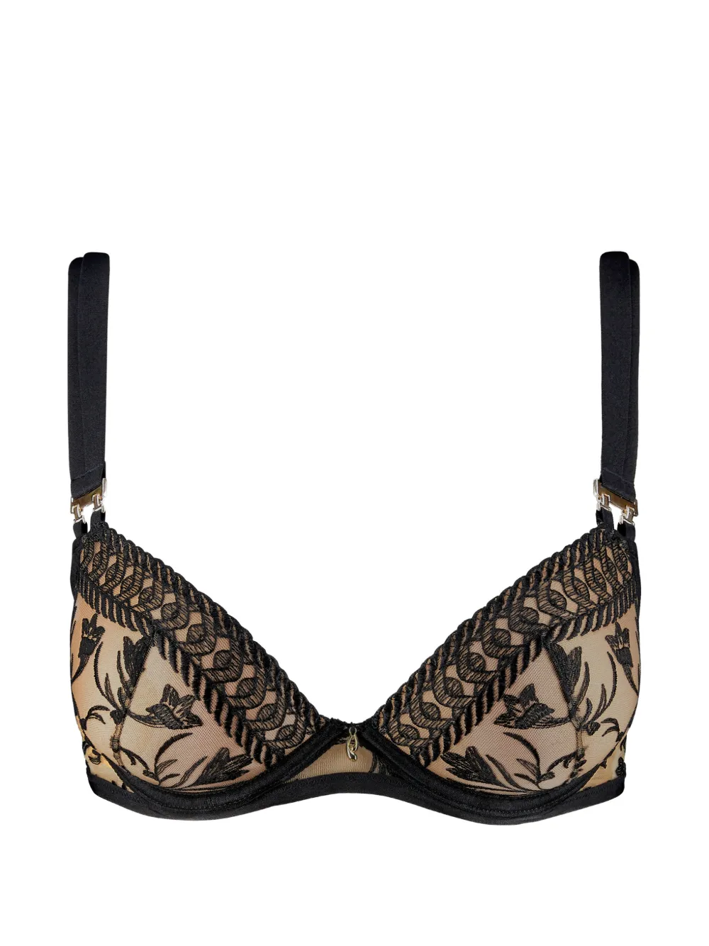 Aubade Reggiseno Magnetic Spell con ricamo - Toni neutri