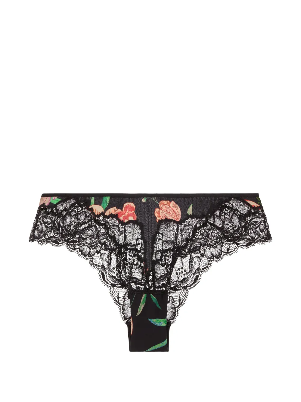 Aubade Sweet Folk floral-print lace briefs
