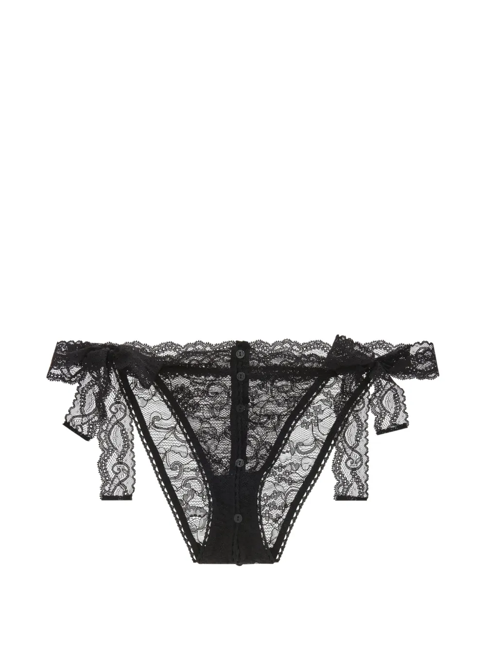 Aubade Boîte à Désir Slip aus Spitze - Schwarz