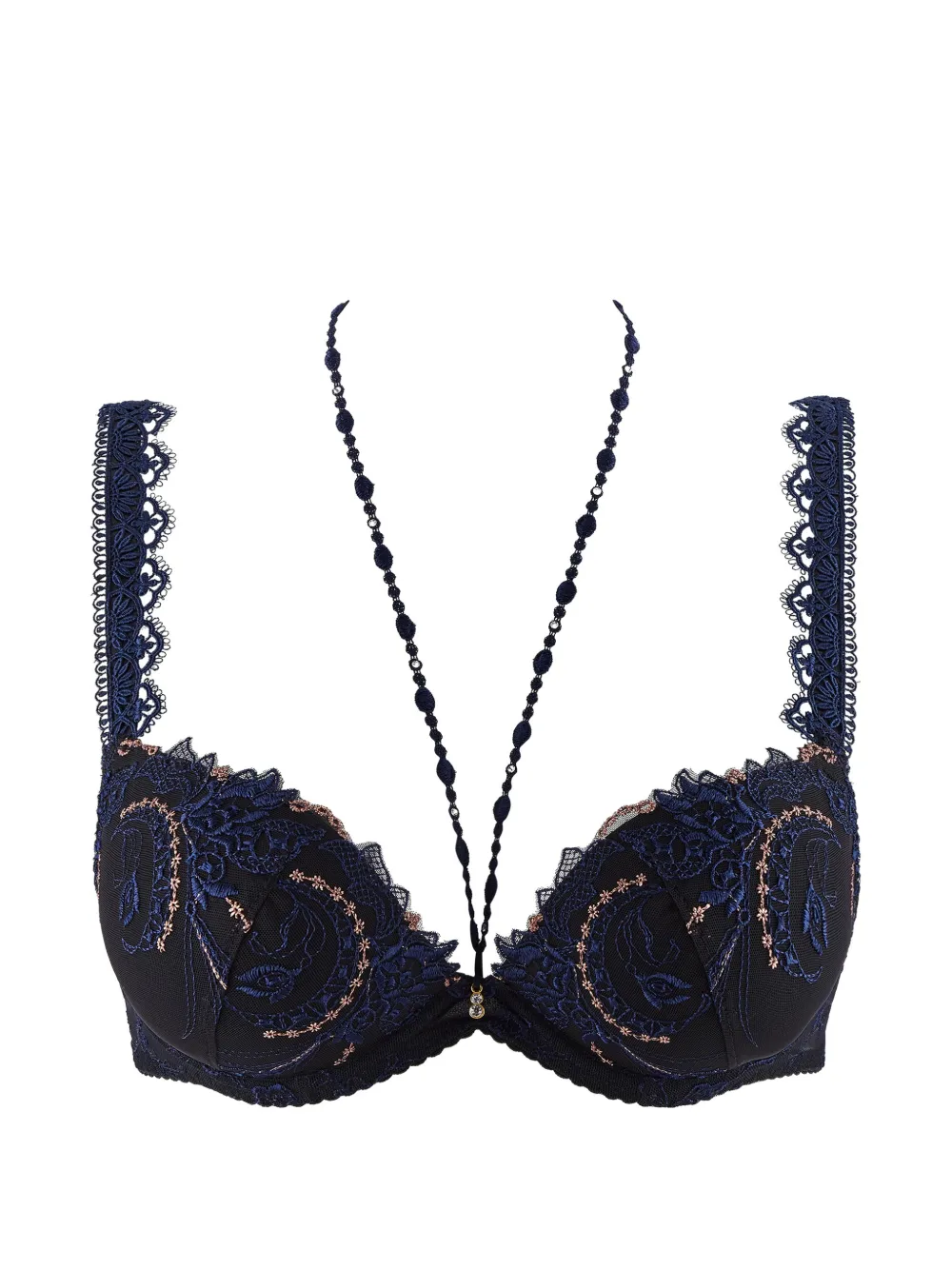 Aubade Reggiseno Amour Précieux con ricamo - Blu