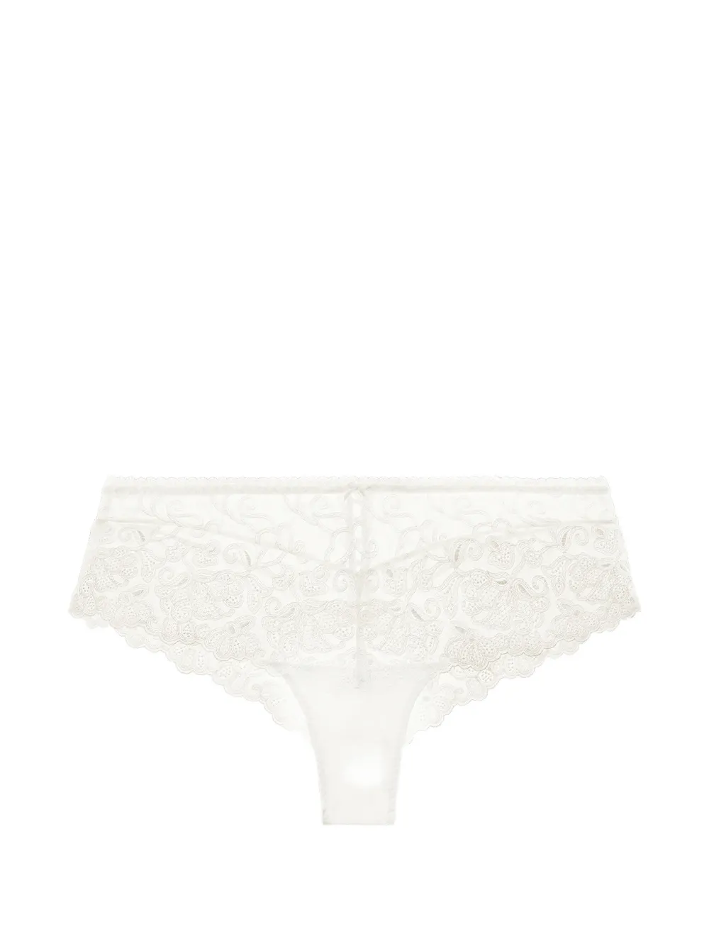 Aubade Pour Toujours Slip mit Stickerei - Weiß