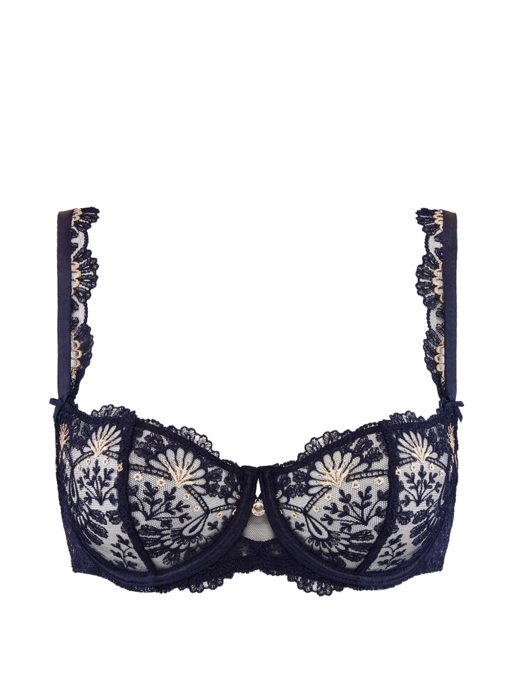 Aubade Reggiseno Art of Ink con ricamo - Blu