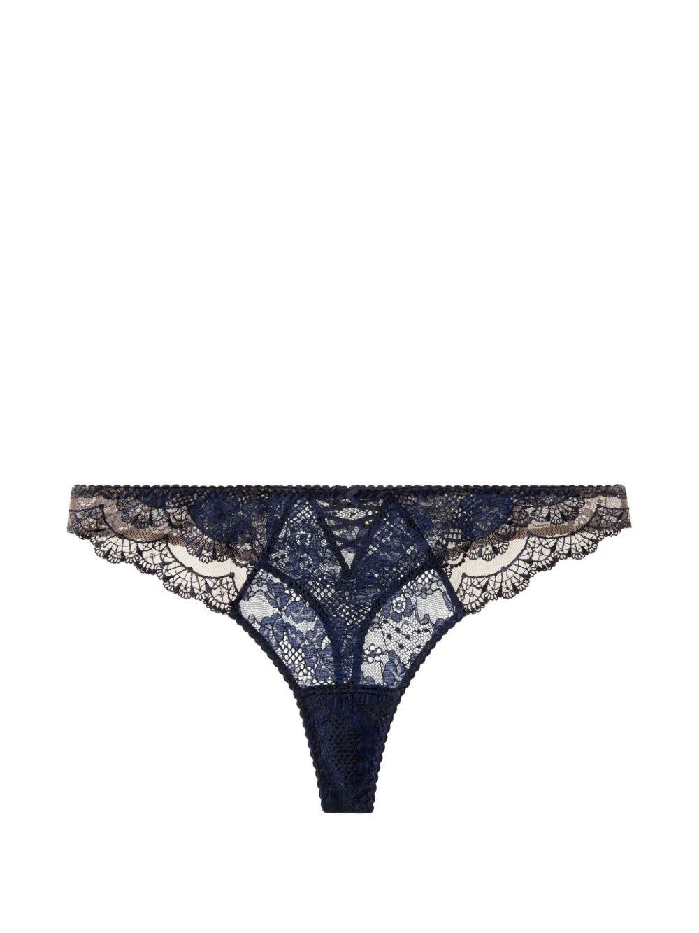Aubade Soleil Nocturne Slip mit Spitze - Blau