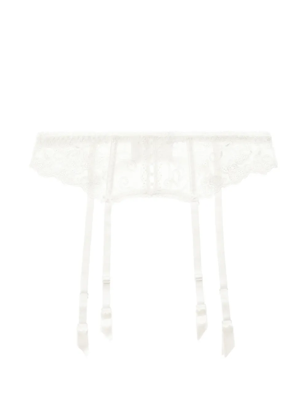 Aubade Pour Toujours lace-embroidered suspender belt