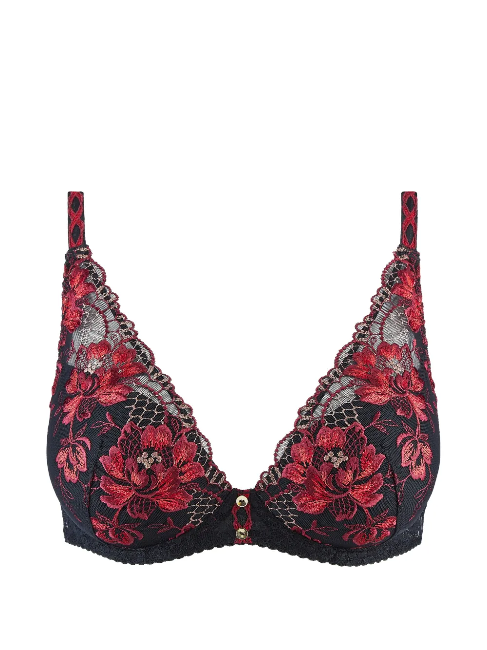 Aubade Mélodie d’Eté embroidered plunge bra