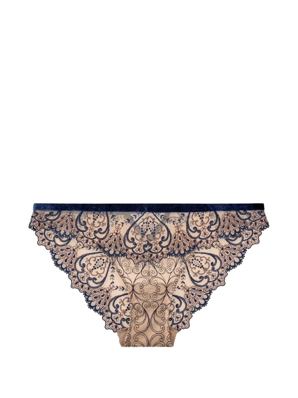 Aubade Coeurs Enlaces embroidered briefs