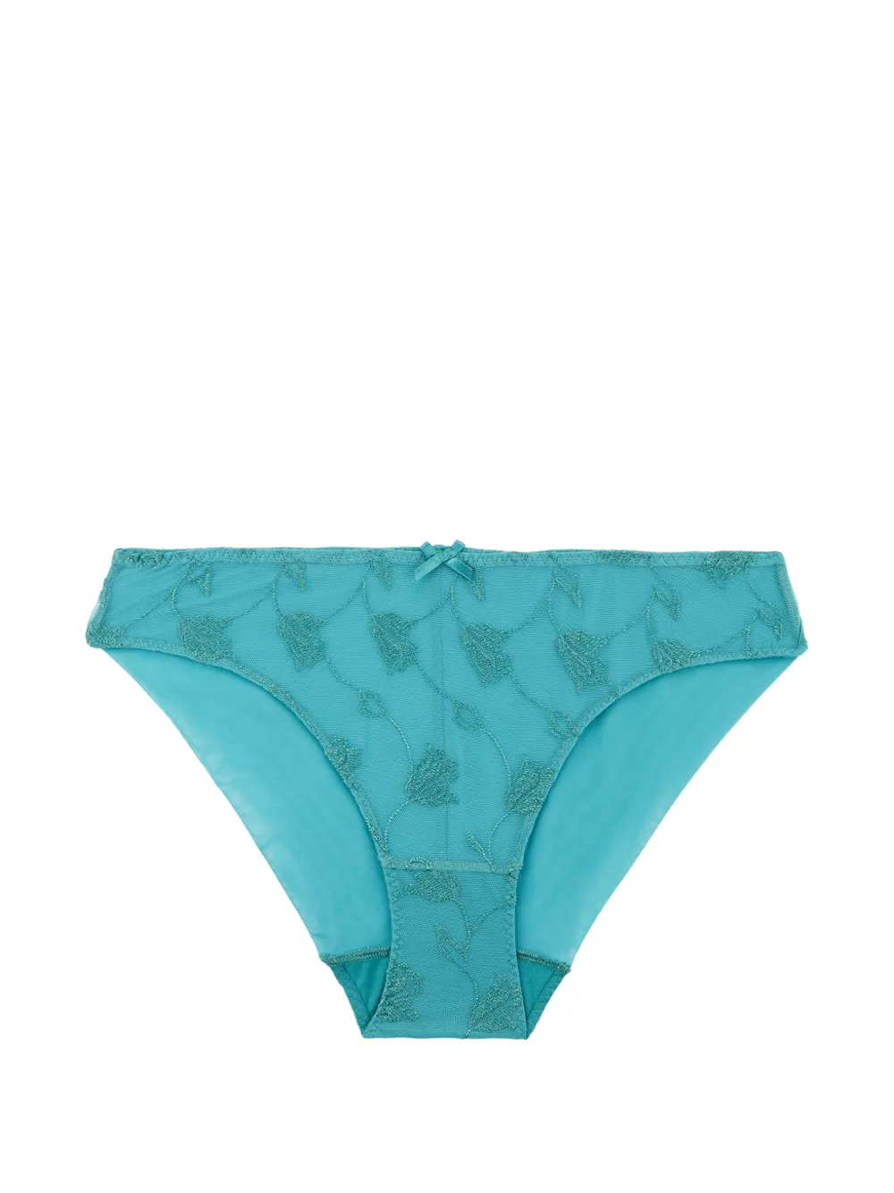 Aubade Softessence floral-embroidered briefs