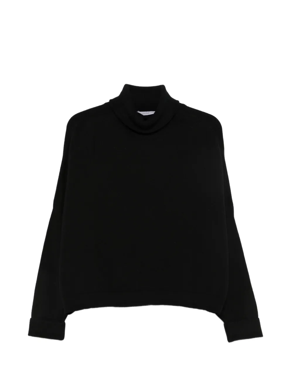 Dušan Roll-neck Knitted Sweater In Black
