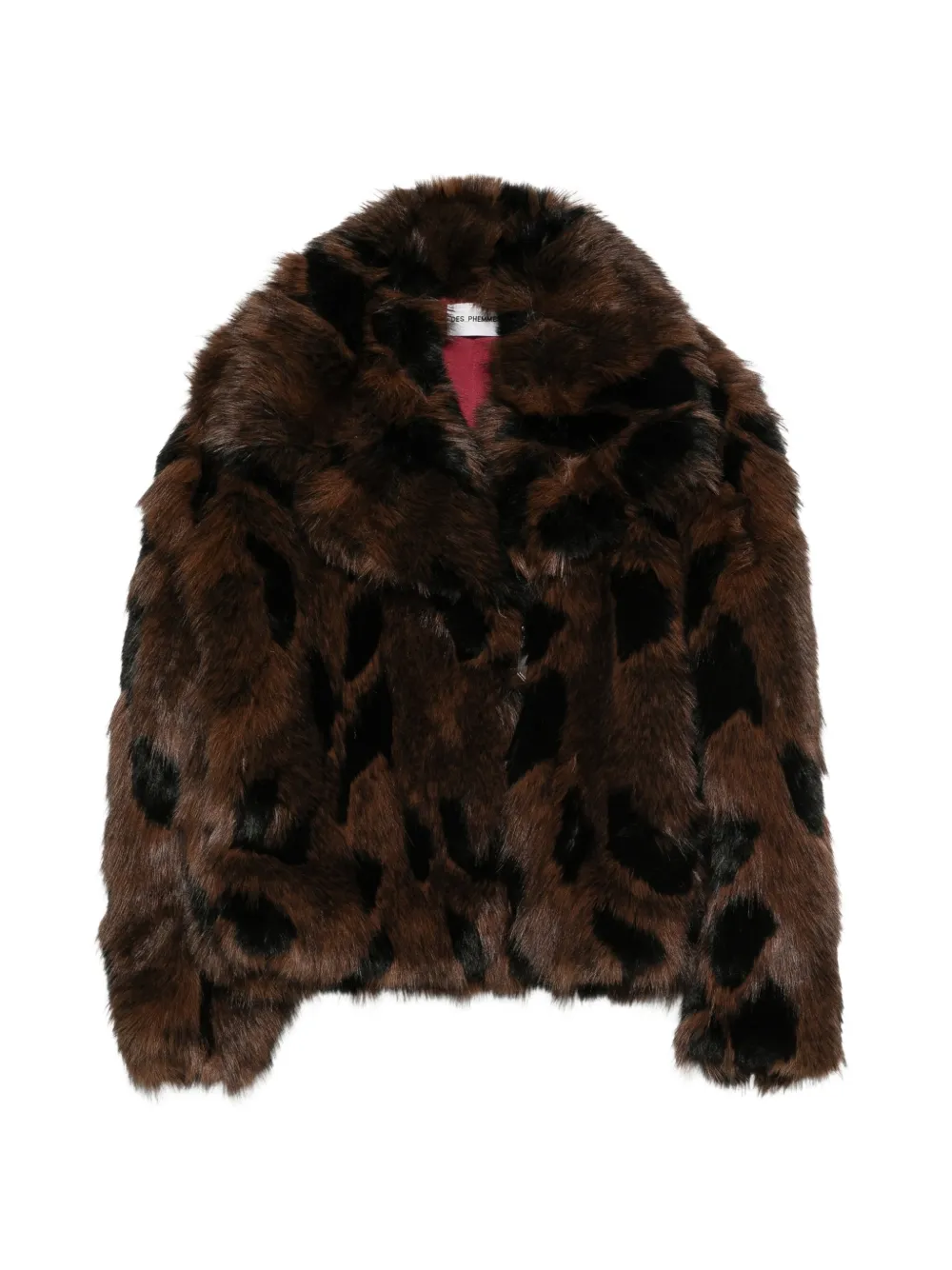 DES PHEMMES faux-fur jacket