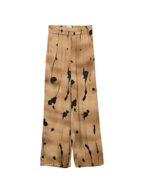 Gentry Portofino abstract-print elasticated-waist palazzo pants