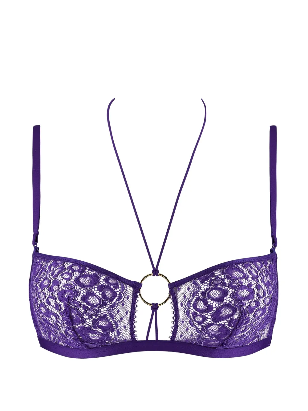 Aubade Illusion Fauve lace bra