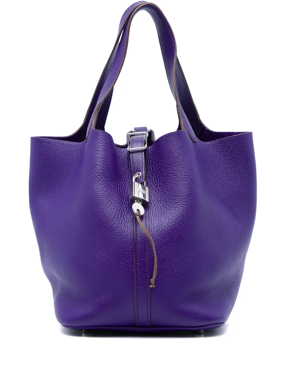 Hermès Pre-Owned 2011 Clemence Picotin Lock 22 handbag - Viola