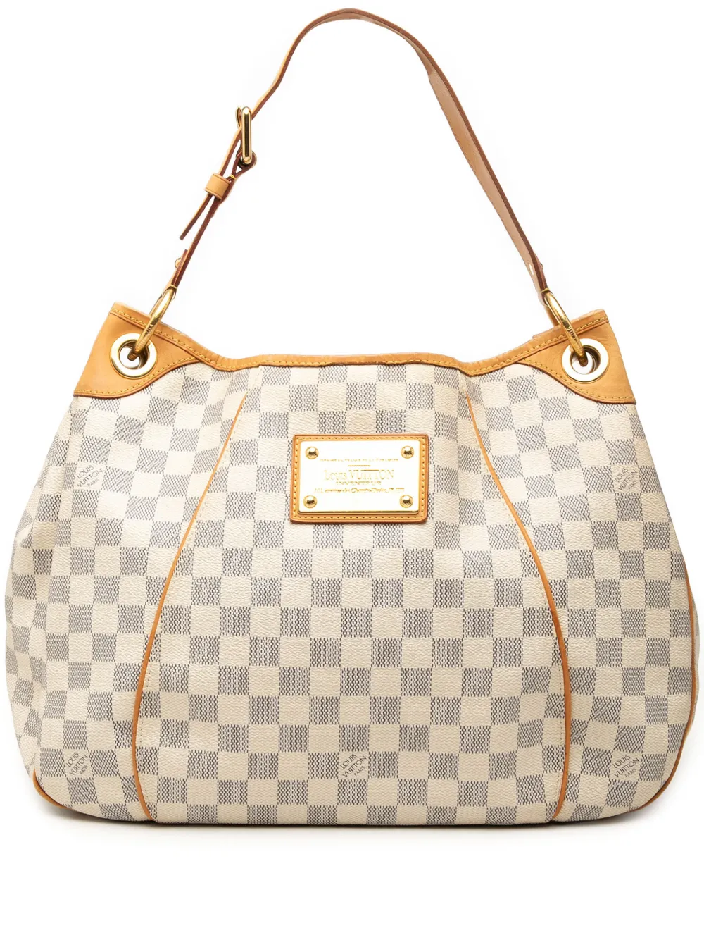 Louis Vuitton Pre-Owned 2009 Damier Azur Galliera PM shoulder bag - Bianco