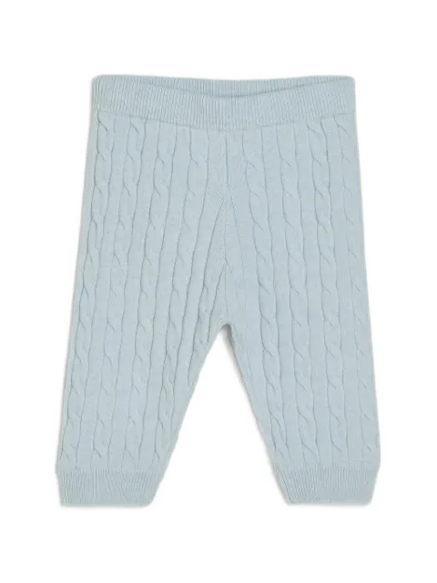 Brunello Cucinelli Kids Bernie cable-knit cashmere trousers