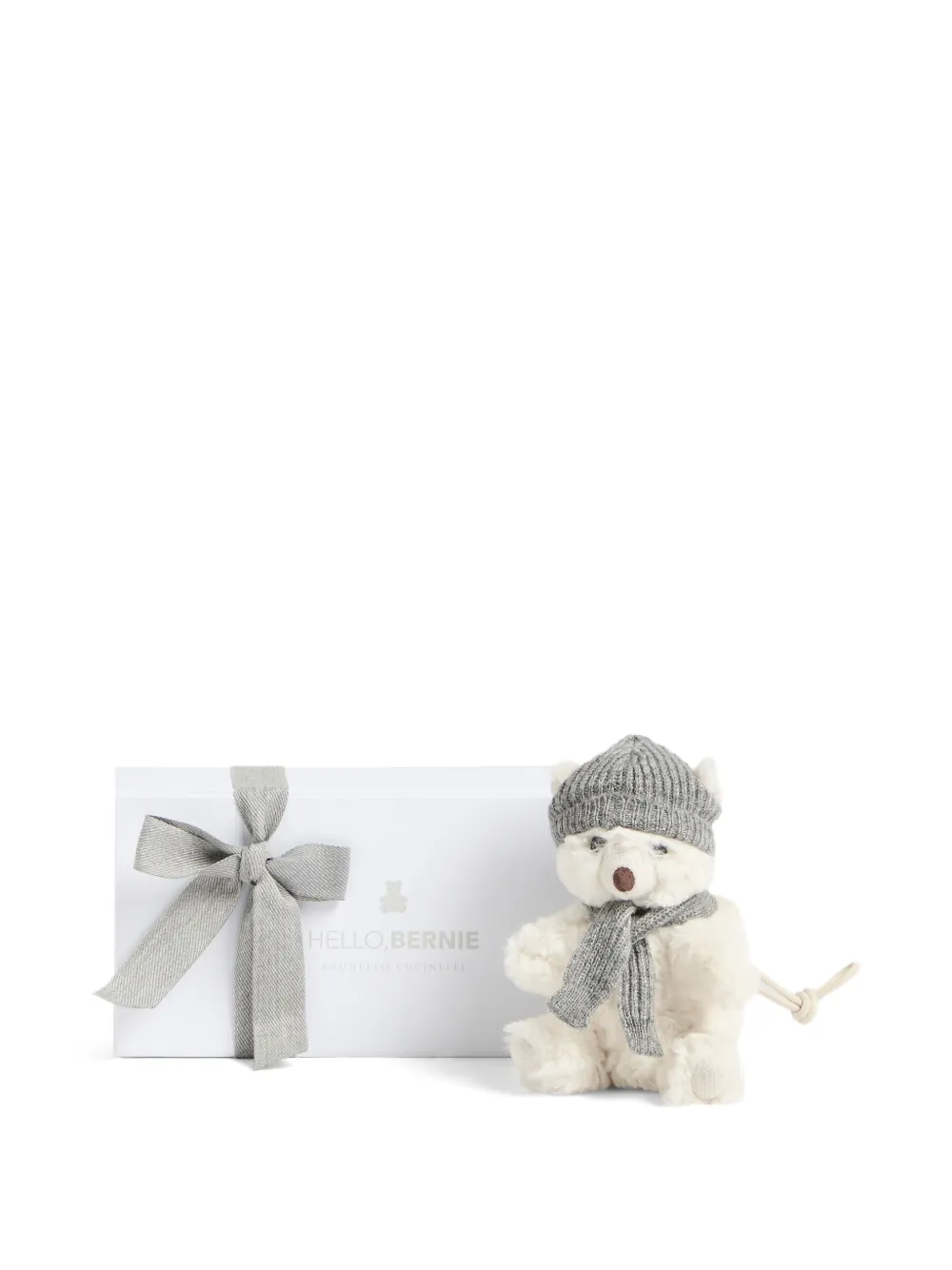 Brunello Cucinelli Kids Bernie plush charm Beige