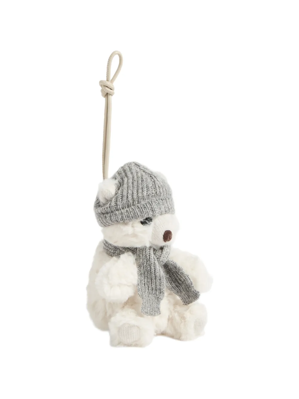 Brunello Cucinelli Kids Bernie plush charm Beige