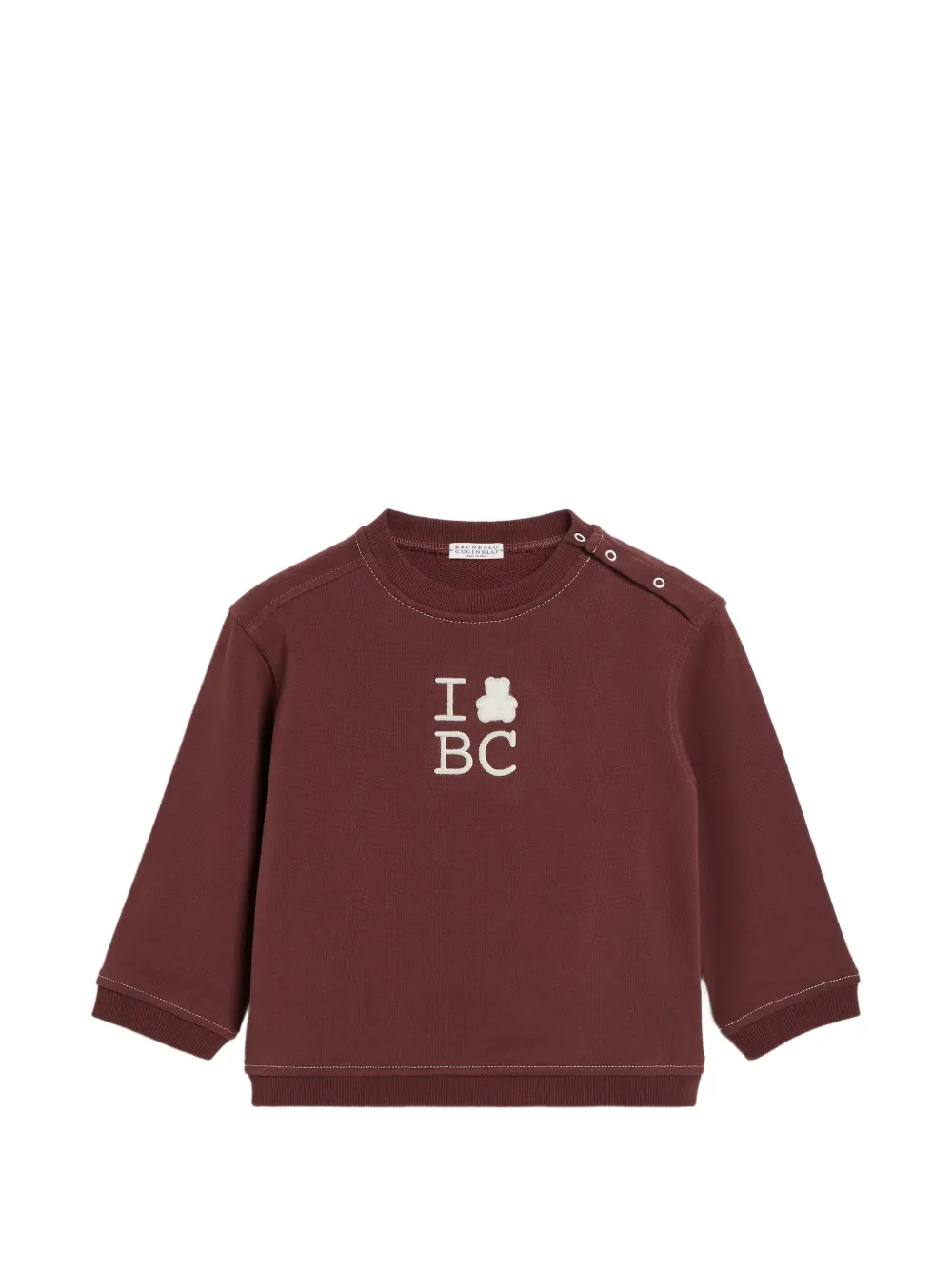Brunello Cucinelli Kids Bernie sweater Rood