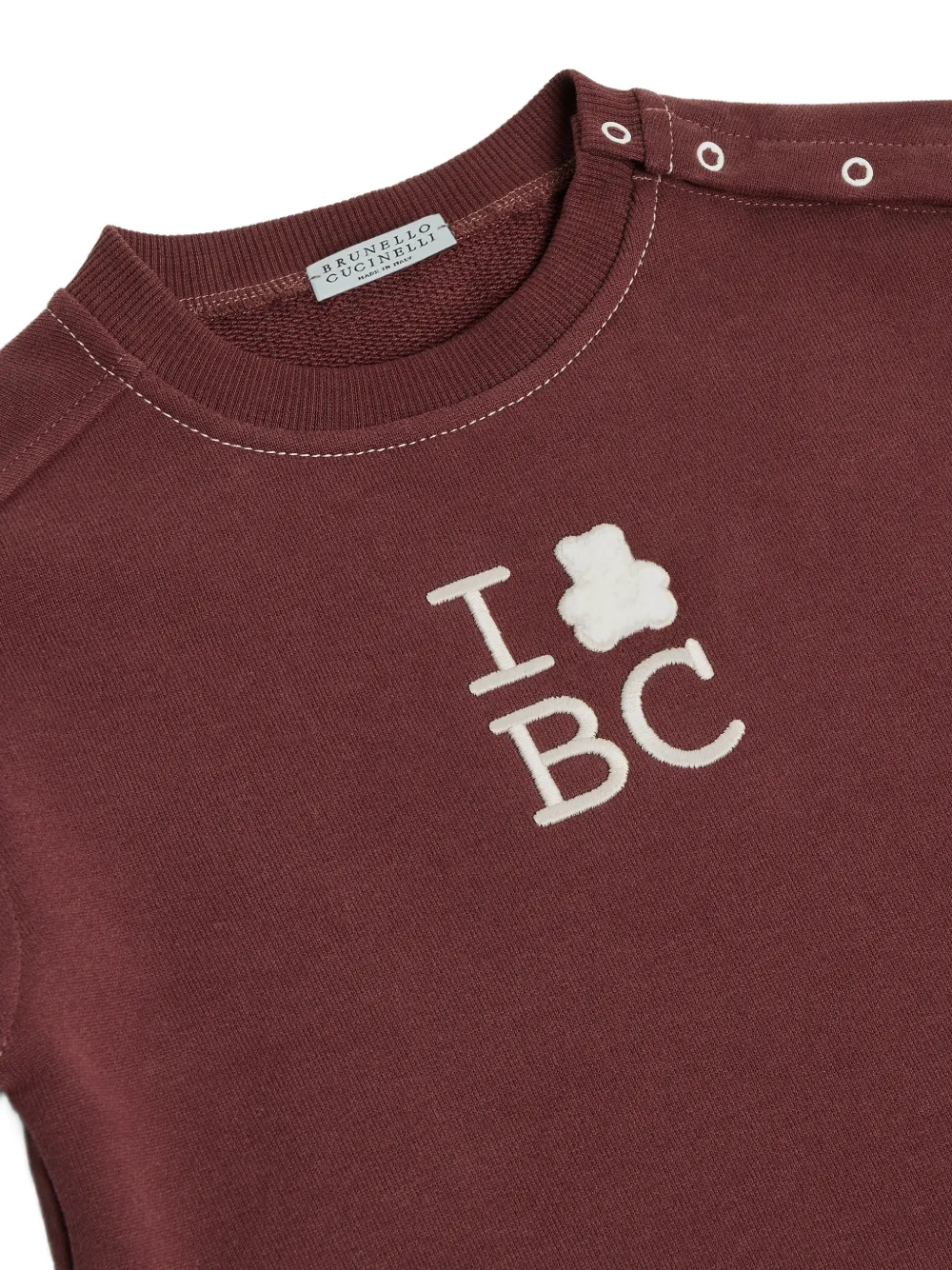 Brunello Cucinelli Kids Bernie sweater Rood