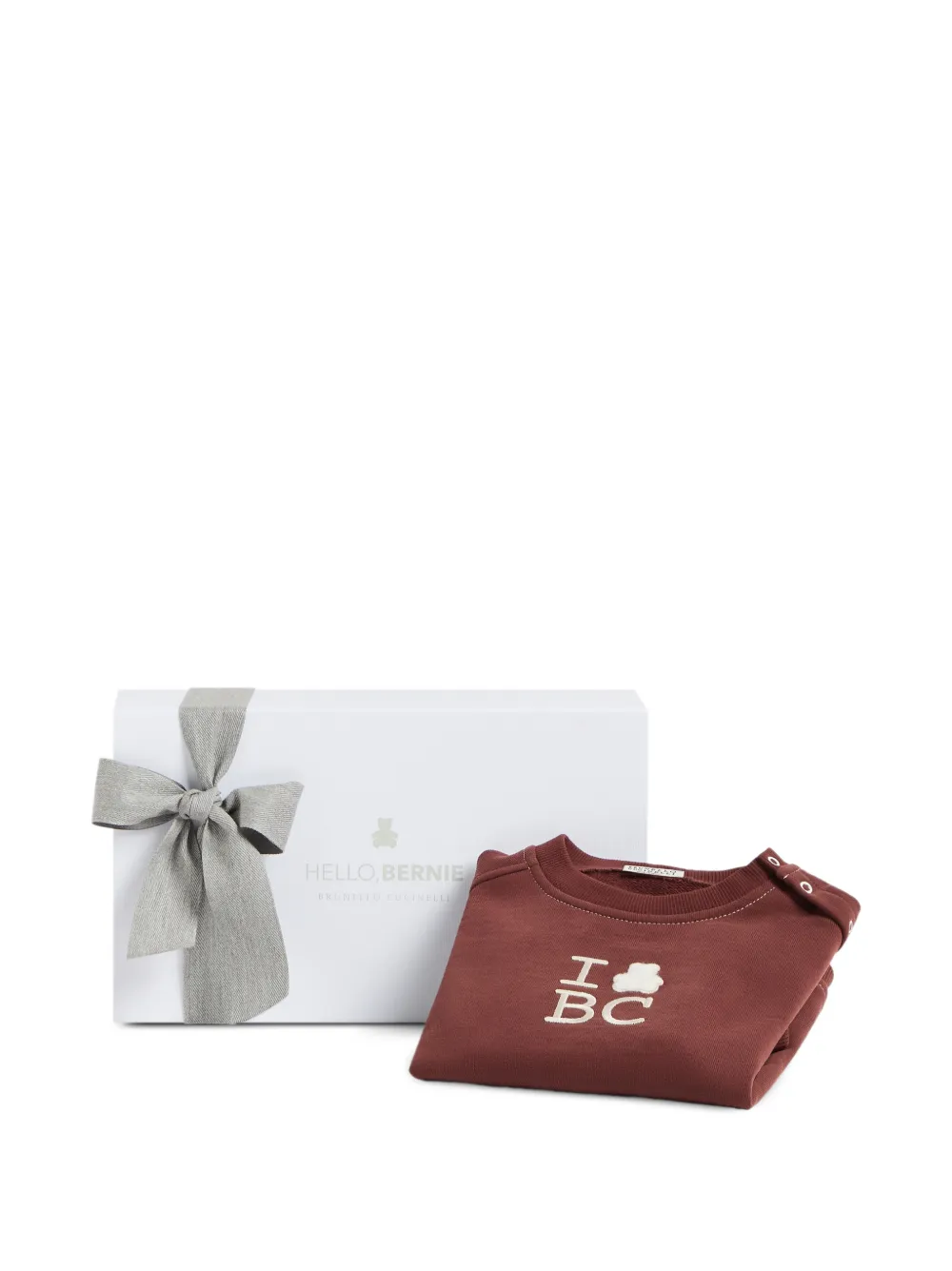 Brunello Cucinelli Kids Bernie sweater Rood