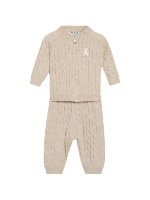 Brunello Cucinelli Kids Bernie ケーブルニット セーター