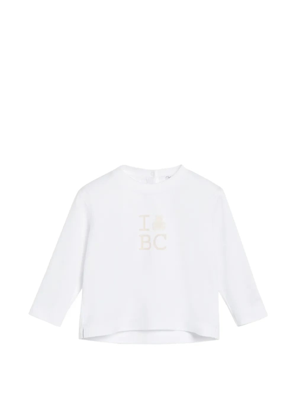 Brunello Cucinelli Kids Baby Bernie Langarmshirt - Weiß