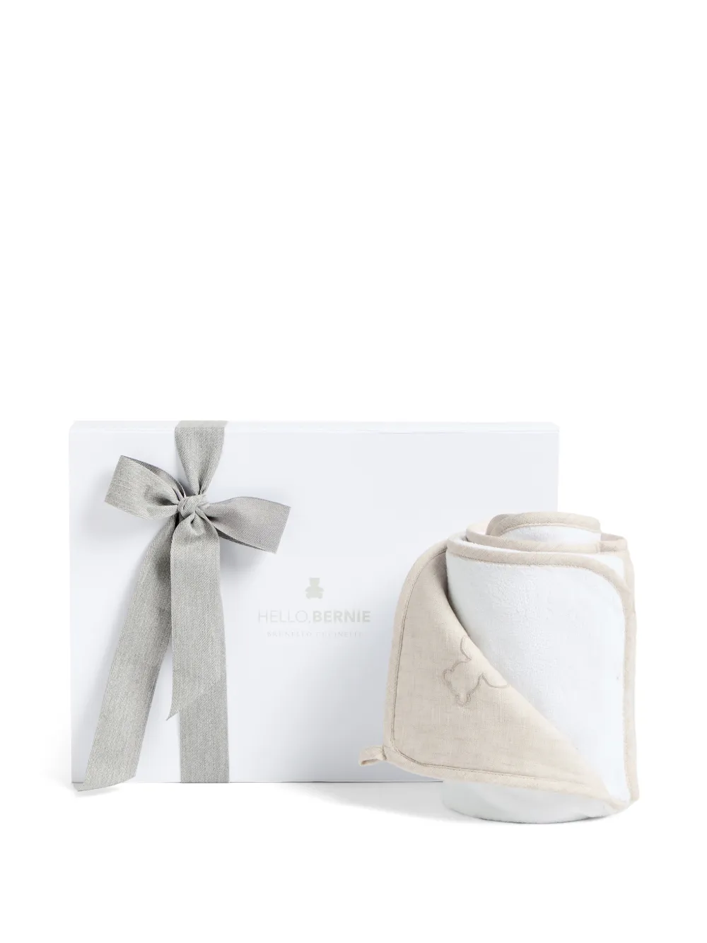 Brunello Cucinelli Kids Baby Bernie towel Wit