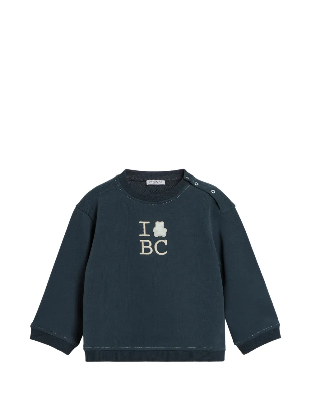 Brunello Cucinelli Kids Baby Bernie Sweatshirt - Blau