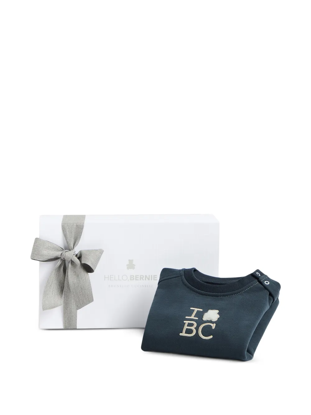 Brunello Cucinelli Kids Baby Bernie sweatshirt Blauw