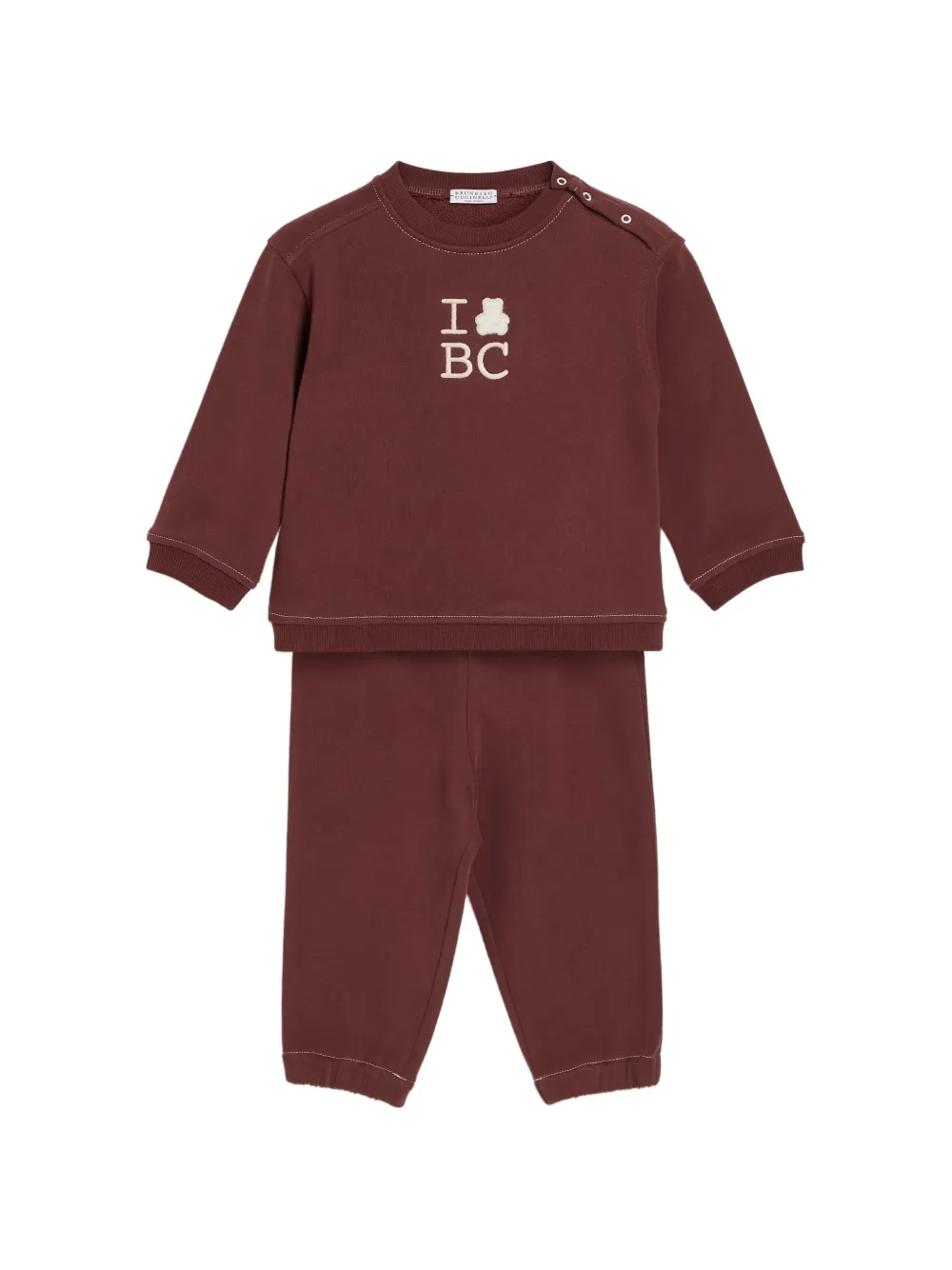 Brunello Cucinelli Kids Bernie Jogginghose - Rot