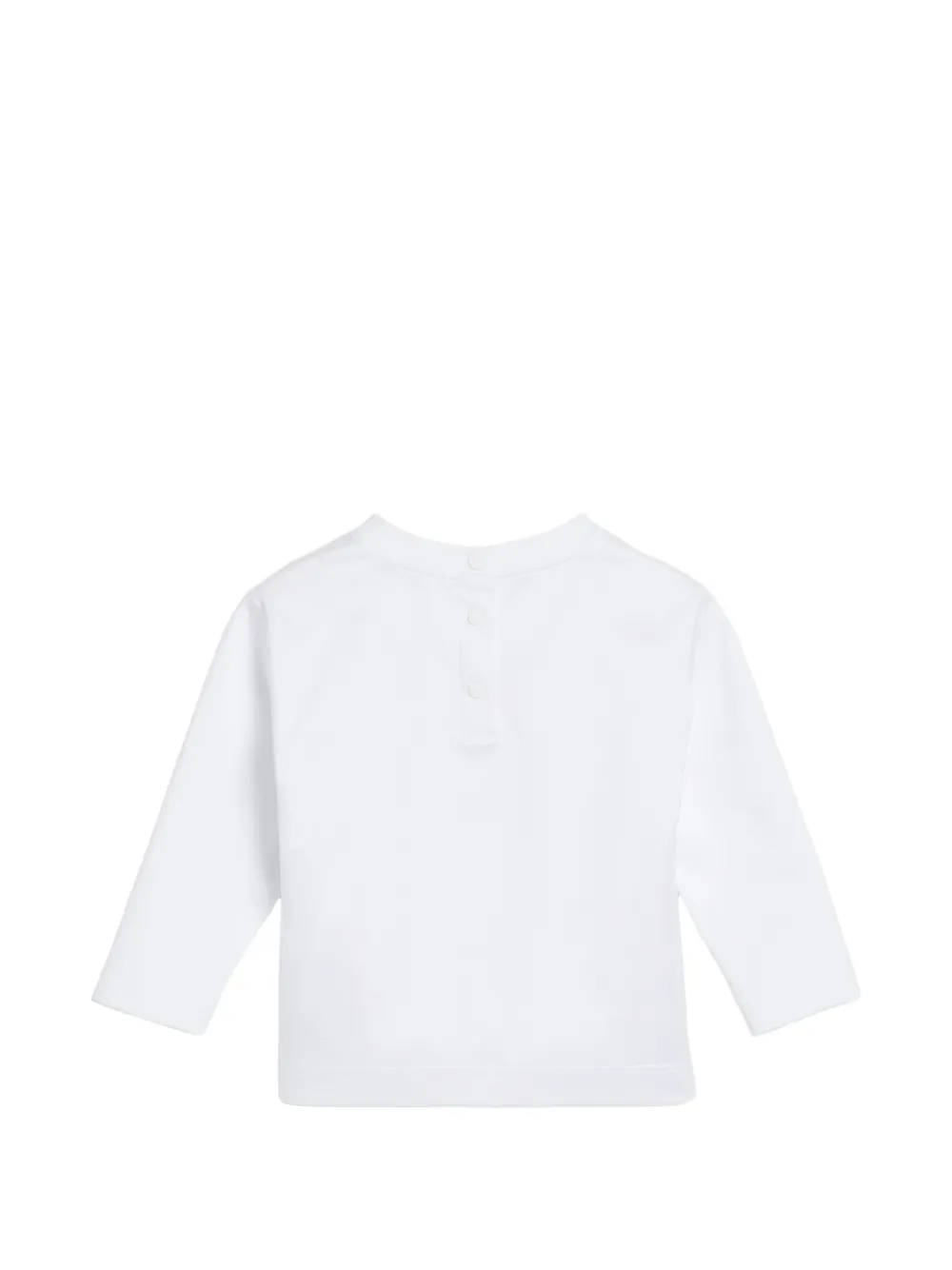 Brunello Cucinelli Kids Baby Bernie graphic-print T-shirt Wit