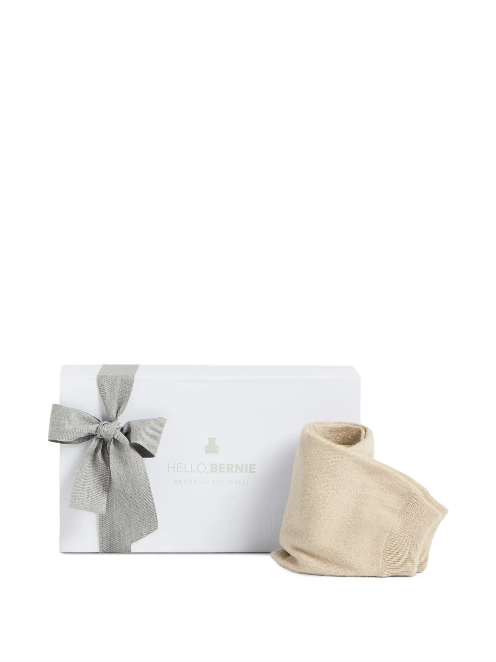 Brunello Cucinelli Kids Baby Bernie kasjmier broek Beige