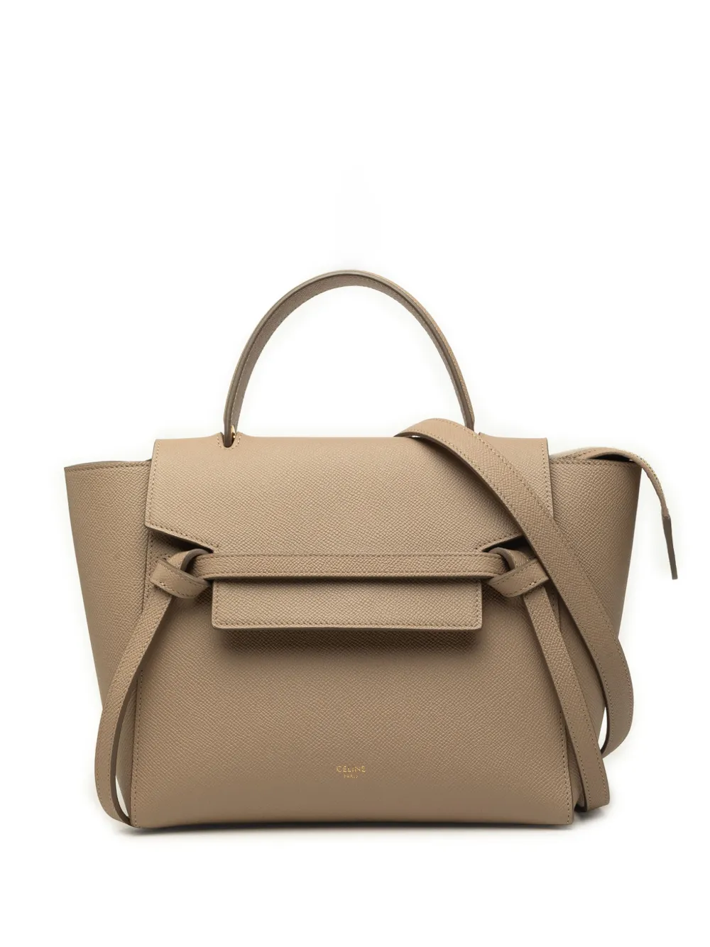 Celine Pre-Owned 2022 Micro Grained Calfskin Belt Bag satchel - Marrone