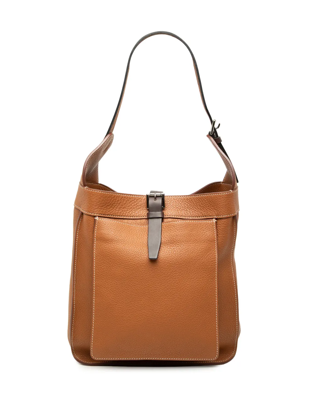 Hermès Pre-Owned 2000-2026 Clemence Marwari PM shoulder bag - Marrone