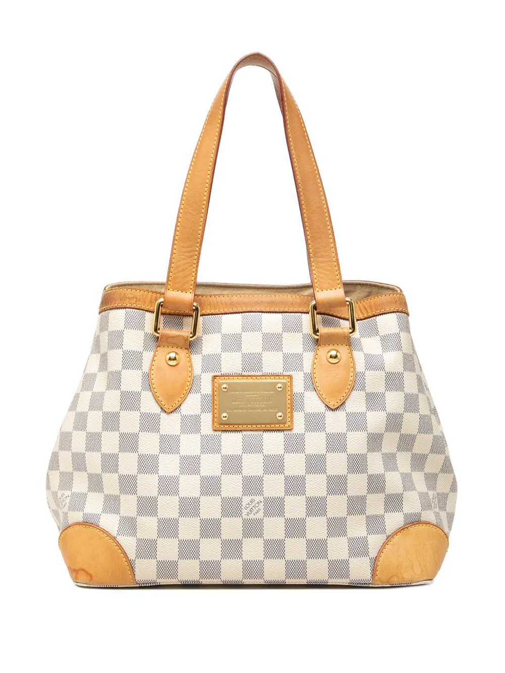 Louis Vuitton Pre-Owned 2008 Damier Azur Hampstead PM tote bag - Bianco
