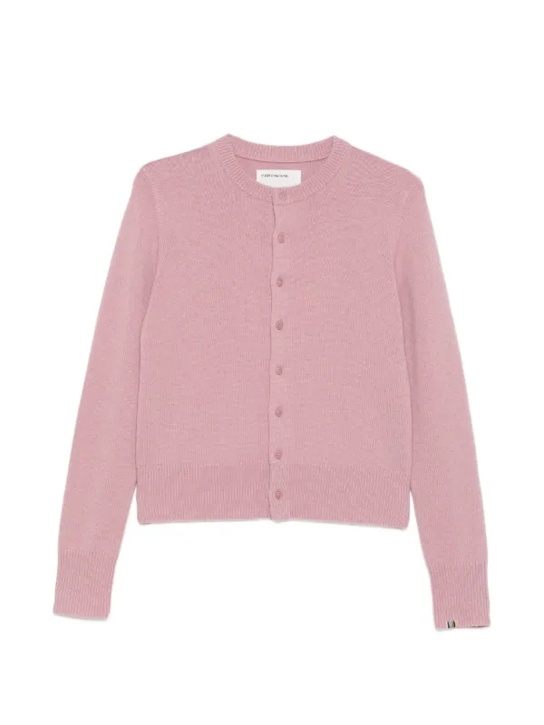 Extreme Cashmere Little Lamb Cardigan in Pink