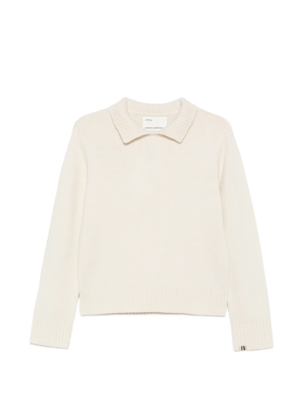 extreme cashmere Jo high-neck ribbed-trim sweater