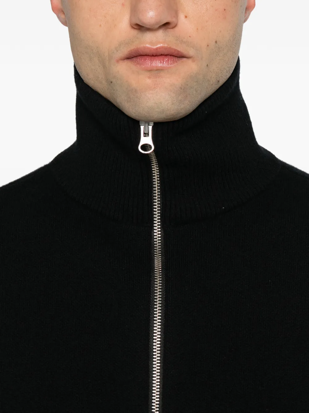 extreme cashmere Xtra Cute vest met rits Zwart
