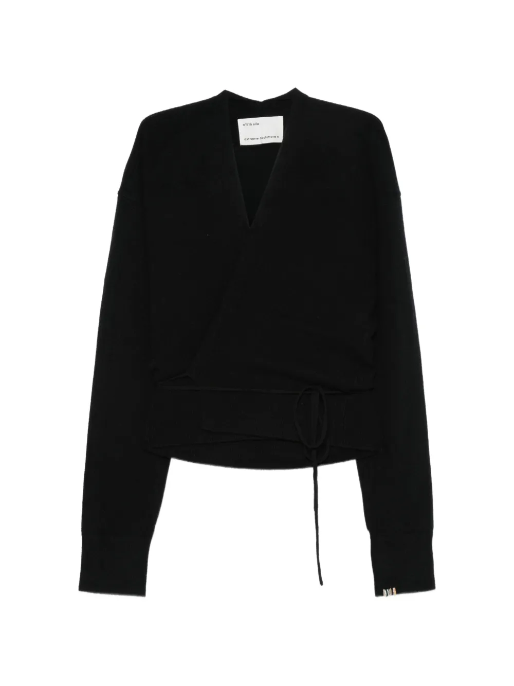 extreme cashmere Ella wrap cardigan
