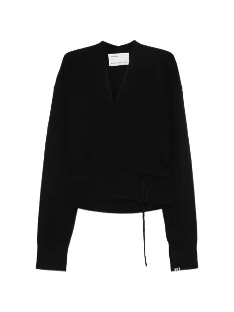 extreme cashmere Ella wrap cardigan