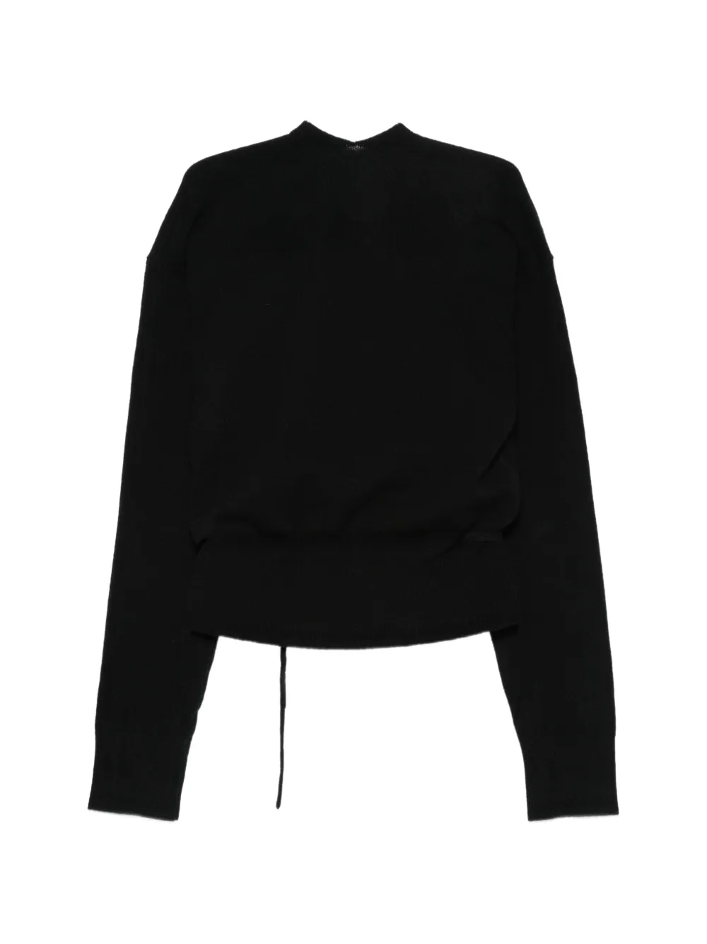 extreme cashmere Ella wrap cardigan Zwart